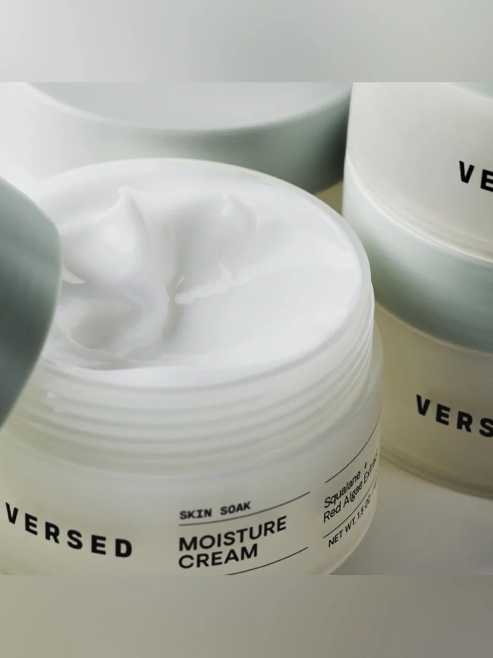 VERSED Skin Soak Moisture Cream 1.5 oz Squalane + Red Algae Hydrating Face Cream